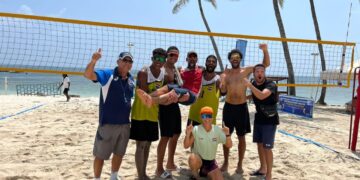 رجال الطائرة الشاطئية يكتسح أوغندا وبوروندي ويصل  الأولمبياد