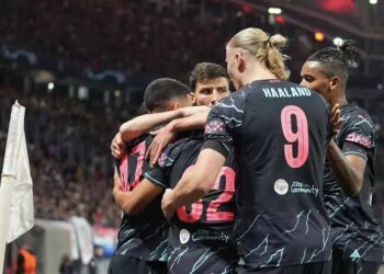 مانشستر سيتي يفوز علي كوبنهاجن في ذهاب دور 16 من دوري أبطال أوروبا ويضع قدما فى ربع النهائي