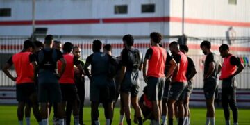 تدريبات تأهيلية للاعبي الزمالك على هامش مران اليوم