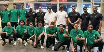 في ثالث مبارياته في البطولة … أخضر الطائرة يتصدر العربية بالفوز على قطر